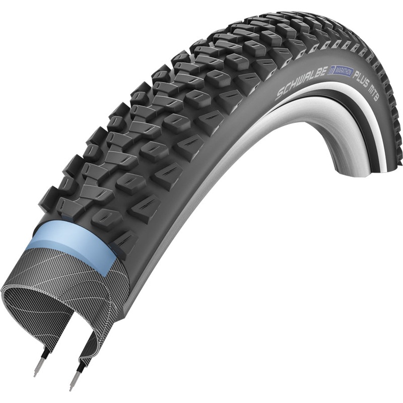 Schwalbe Marathon Plus MTB Tyre Black 26x2.1 SmartGuard - Addix