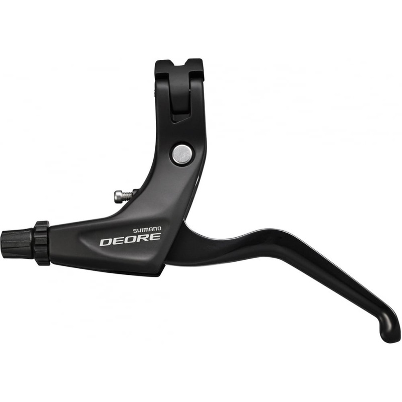 Shimano BL-T611 Deore 3-finger brake levers for V-brakes, black Black