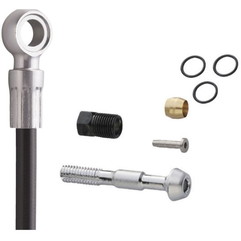 Shimano Deore SM-BH59 Straight Connection Cuttable Hose Black Front