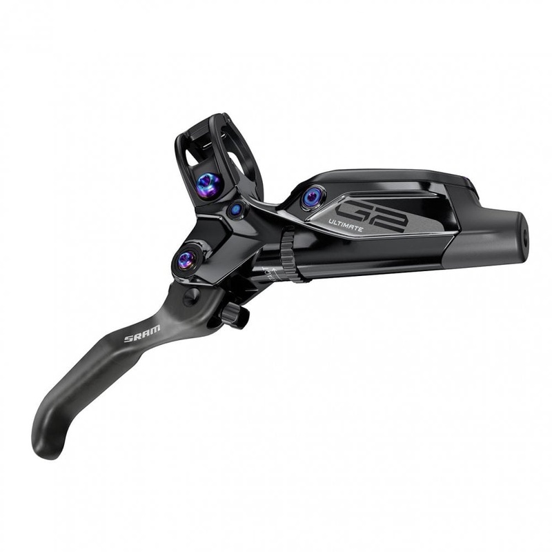 SRAM G2 Ultimate Carbon Disc Brake with Rainbow Hardware Gloss Black Front