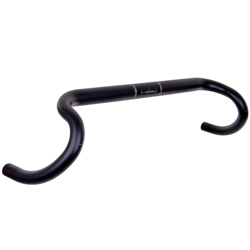Thomson Alloy Dirt Drop Flared Handlebars Black 46cm