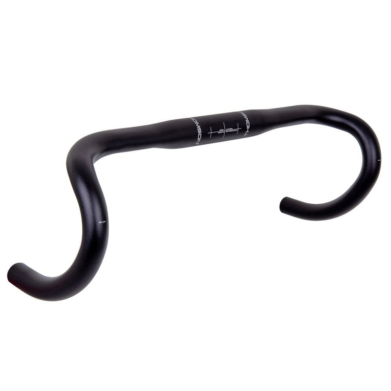Thomson Alloy Road Drop Handlebars Aero-Top Black 38cm
