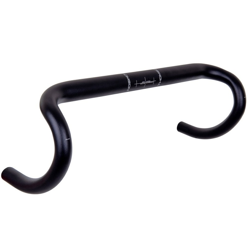 Thomson Alloy Road Drop Handlebars Round-Top Black 40cm