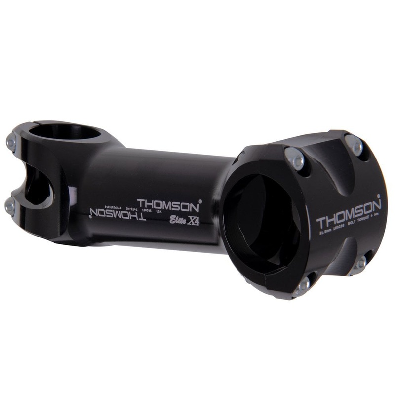 Thomson Elite X4 Stem 31.8mm Black 110mm 0 Degree Rise