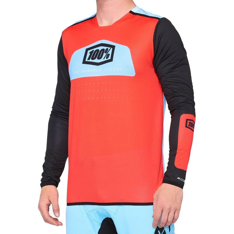 100% R-Core X Jersey 2020 Fluo Red / Black S
