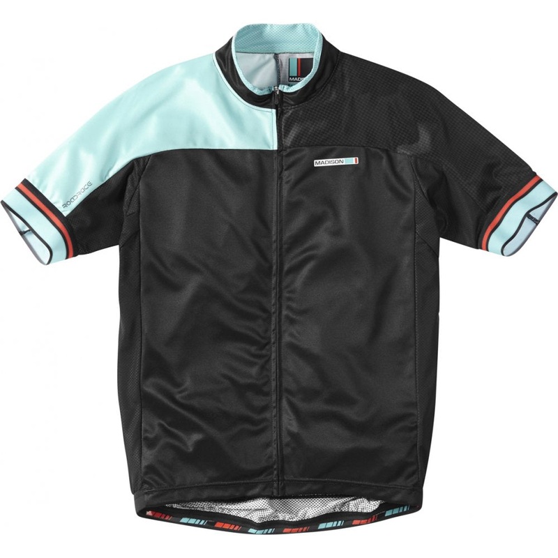 Madison Road Race Men's Short Sleeve Jersey, Madison Genesis Team small Houndstooth / Blue Limited S