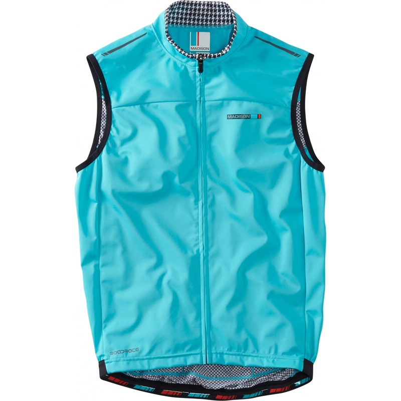 Madison Roadrace Men's Windtech Gilet Blue XS