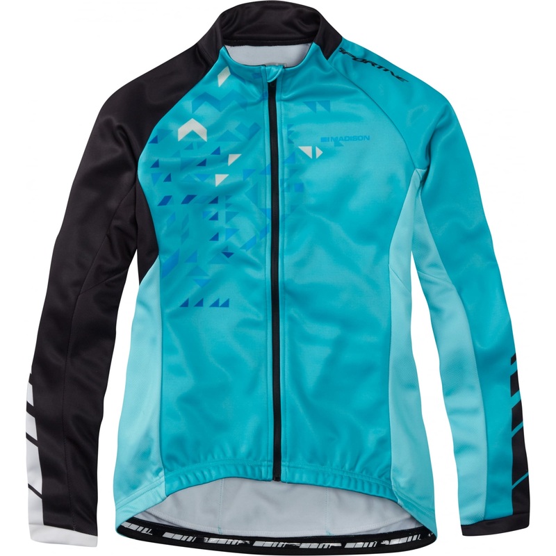 Madison Sportive Women's LS Thermal Roubaix Jersey Blue 8