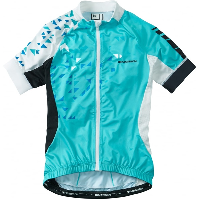 Madison Sportive Womens Short Sleeve Jersey Blue Size 8