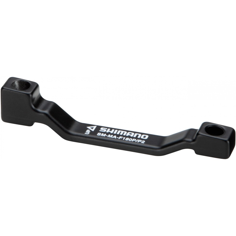 Shimano Brake Mount Adapters Black Front Post 180mm