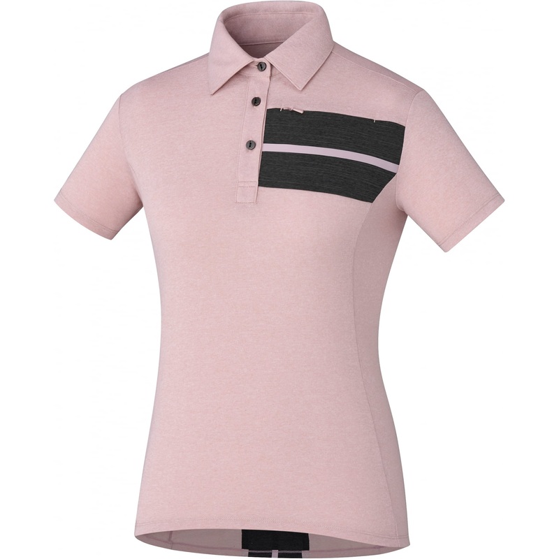 Shimano Clothing Women's Transit Polo Pink M