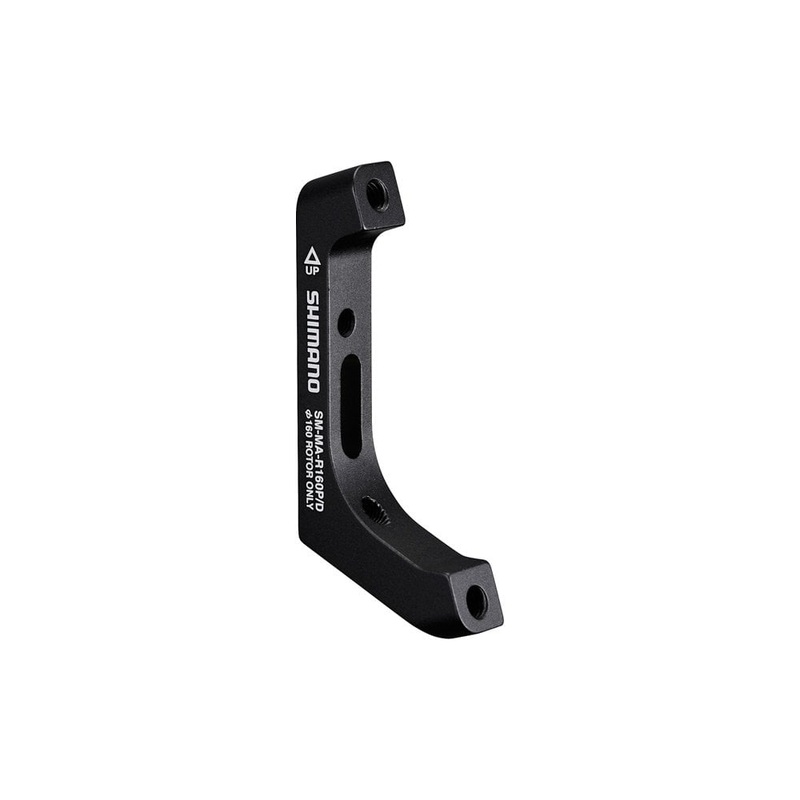 Shimano Post Mount Disc Brake Adapter Black 180mm Post Mount to 203mm Post Mount