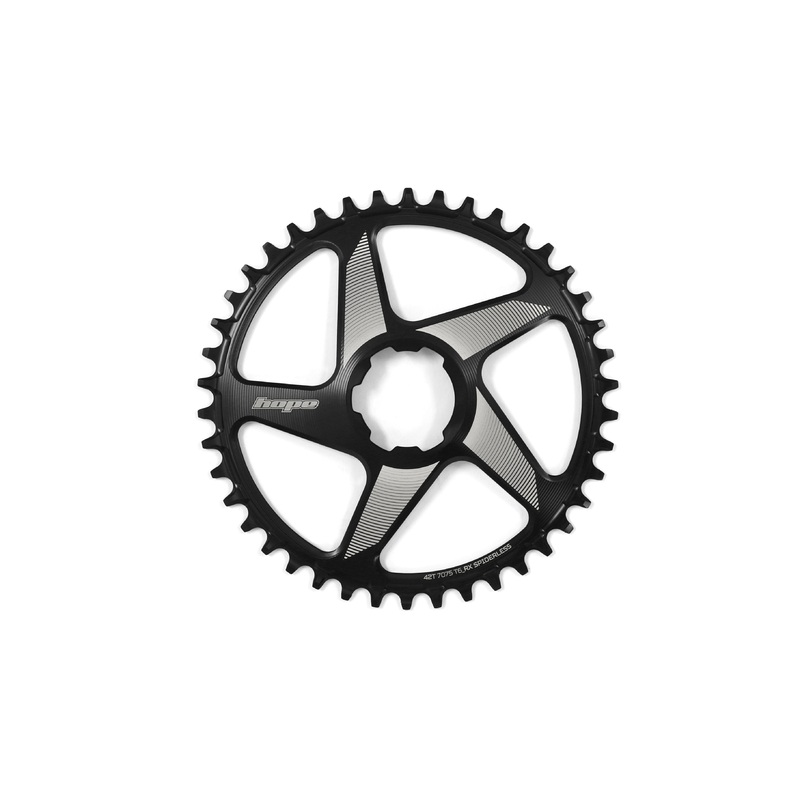 Hope RX Chainring - Spiderless Black 40