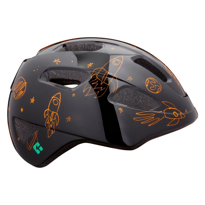Lazer P'Nut KinetiCore Kids Bike Helmet Flying Rocket Unisize