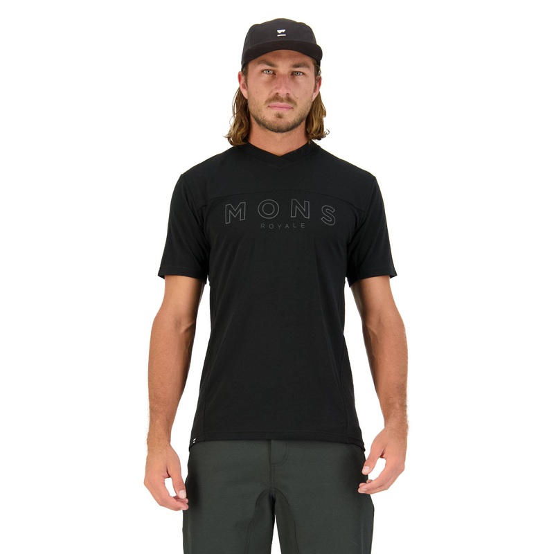 Mons Royale Redwood Enduro VT Jersey - Black Black S