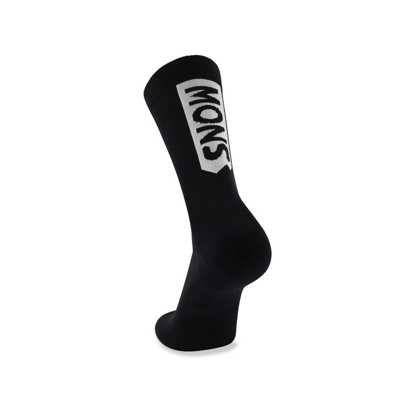 Mons Royale Unisex Atlas Crew Sock Black Black S