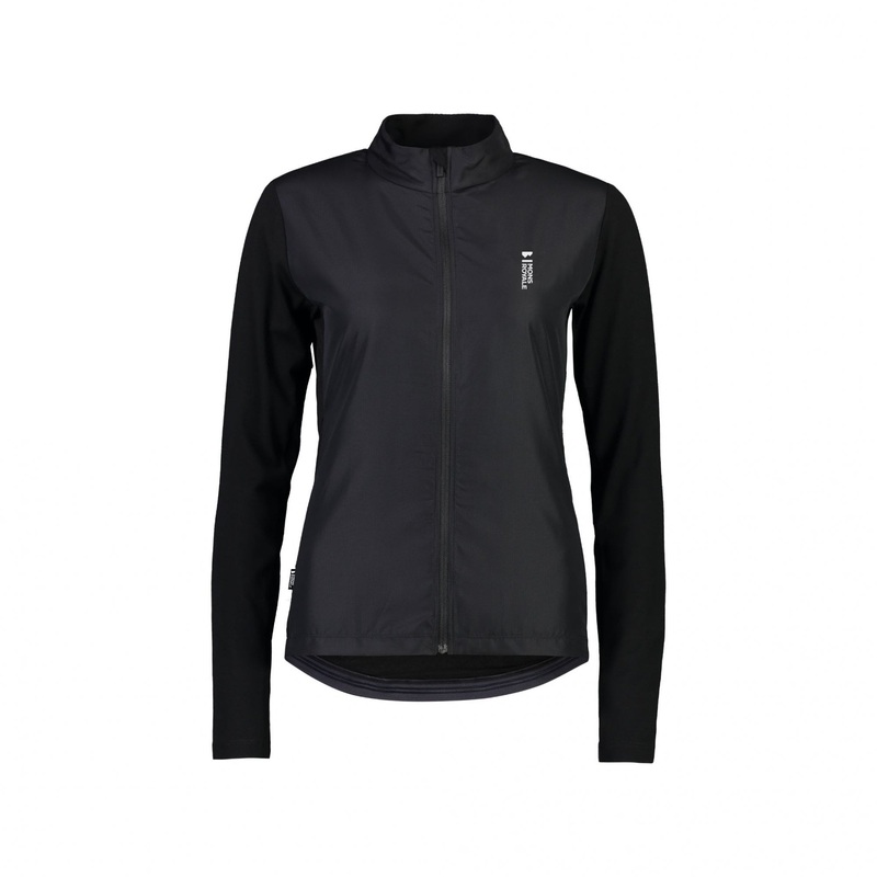 Mons Royale Womens Redwood Wind Jersey Black Black S