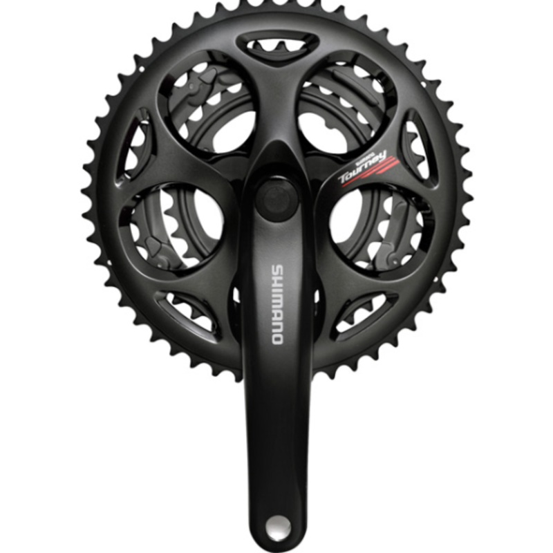 Shimano FC-A073 Square Taper Triple Chainset 7-/8-Speed Black 50 / 39 / 30T 165mm