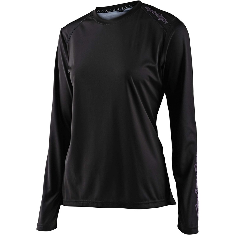 Troy Lee Designs Women's Lilium LS Jersey Solid - Black L