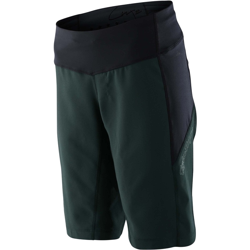 Troy Lee Designs Women's Luxe Shell Shorts Solid - Steel Green XS