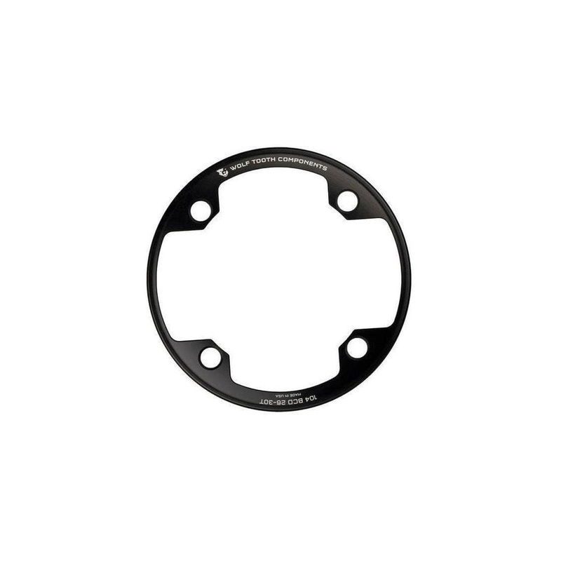 Wolf Tooth 104 BCD Bash Ring Black 32-34T