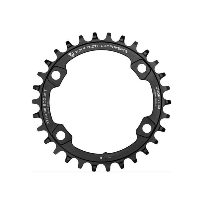 Wolf Tooth 96mm BCD Chainring M8000 Black 30t
