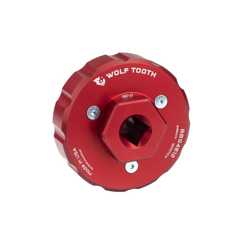 Wolf Tooth Bottom Bracket Tool Red 39mm