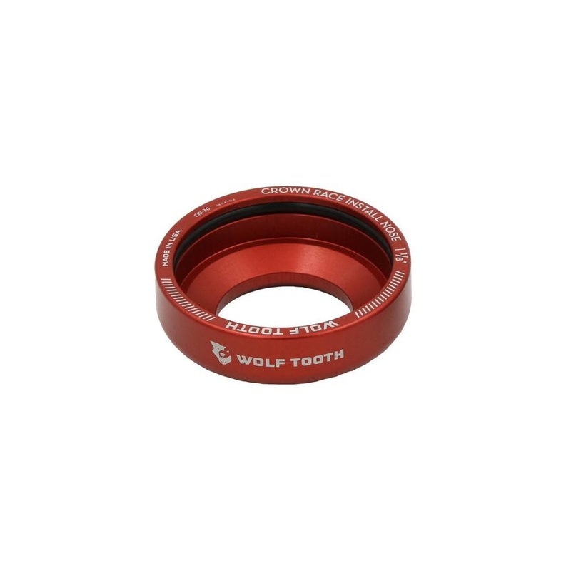 Wolf Tooth Crown Race Installation Red 1 1/8 (30mm)