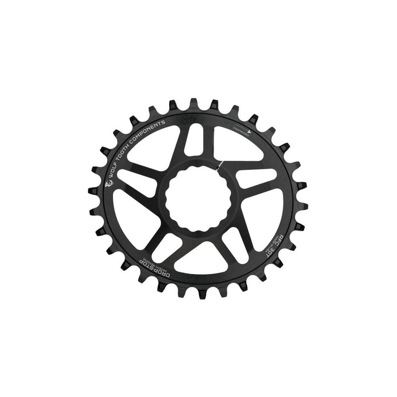 Wolf Tooth Elliptical Chainring for SRAM Direct Mount Black 32t BB30