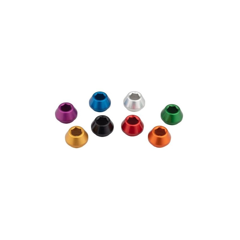 Wolf Tooth Wolf Axle Cap for 12mm Rear Thru-Axle Orange 12mm