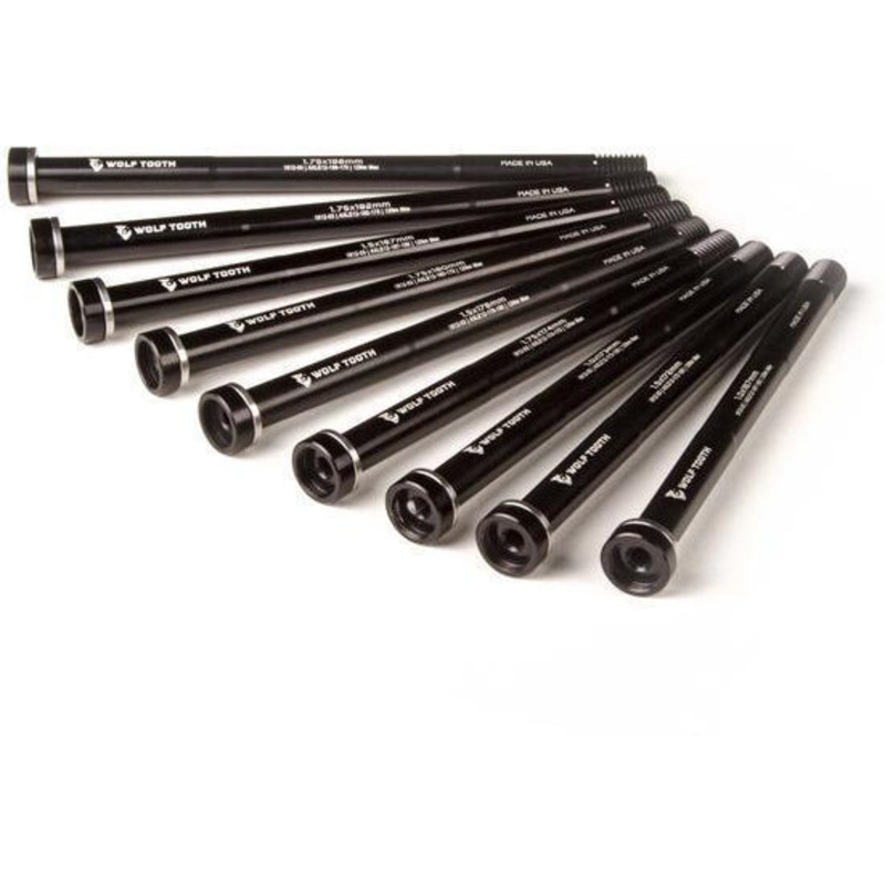 Wolf Tooth Wolf Axle for 12mm Rear Thru-Axle Black 1.5 x 164mm
