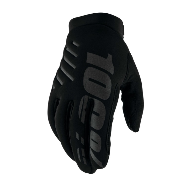 100% Brisker Youth Gloves Fluo Orange S