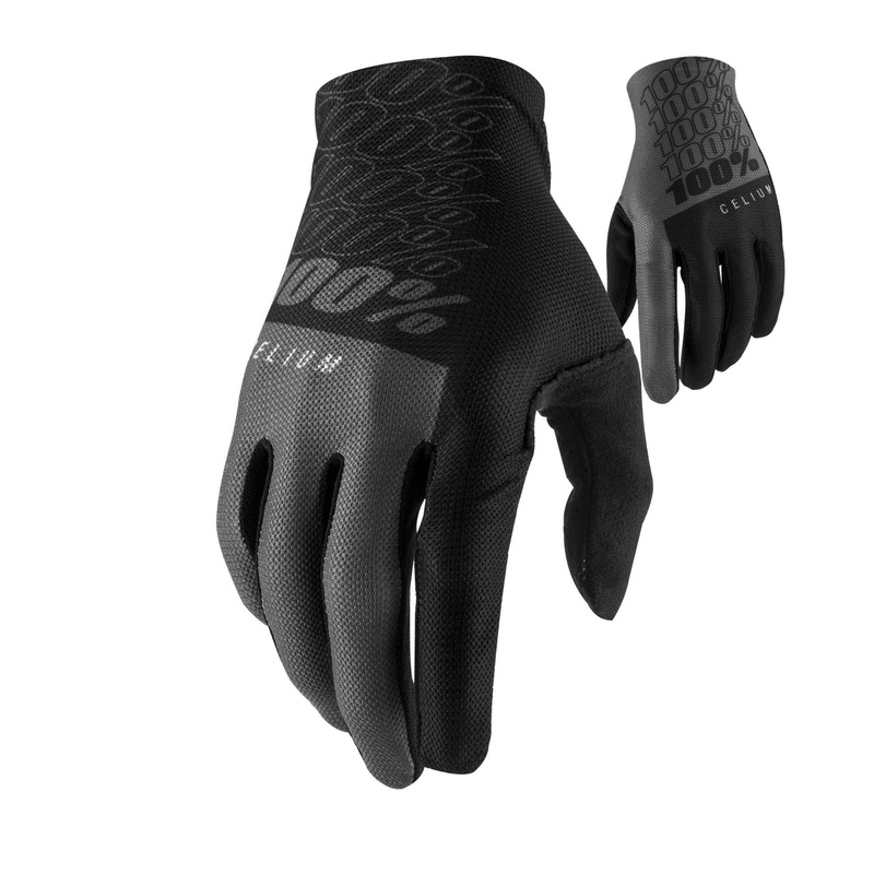 100% Celium Gloves Black/Grey S