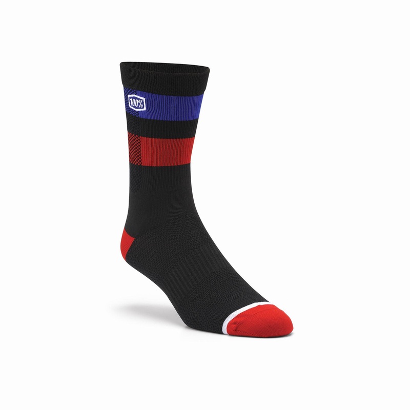 100% Flow Performance MTB Socks Black S/M
