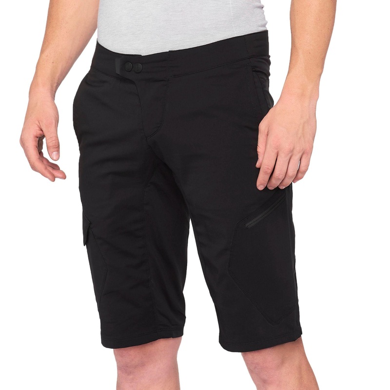 100% Ridecamp Shorts Black 28