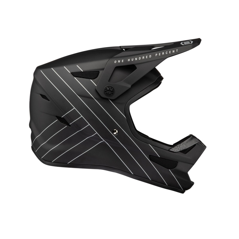 100% Status Full Face Helmet Black XS