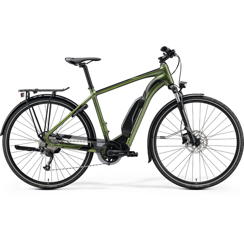 Merida eSpresso 300SE EQ 418Wh 2023 Green / Grey (S) 47cm