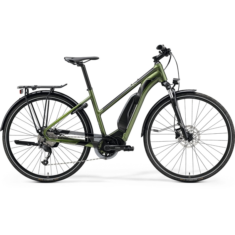 Merida eSpresso 300SE EQ 418Wh Women's 2023 Green / Grey (XS) 43cm