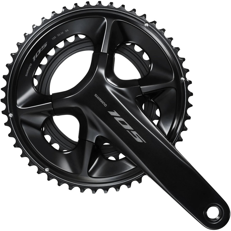 Shimano 105 FC-R7100 12-Speed Road Bike Chainset Black 50/34T 165mm
