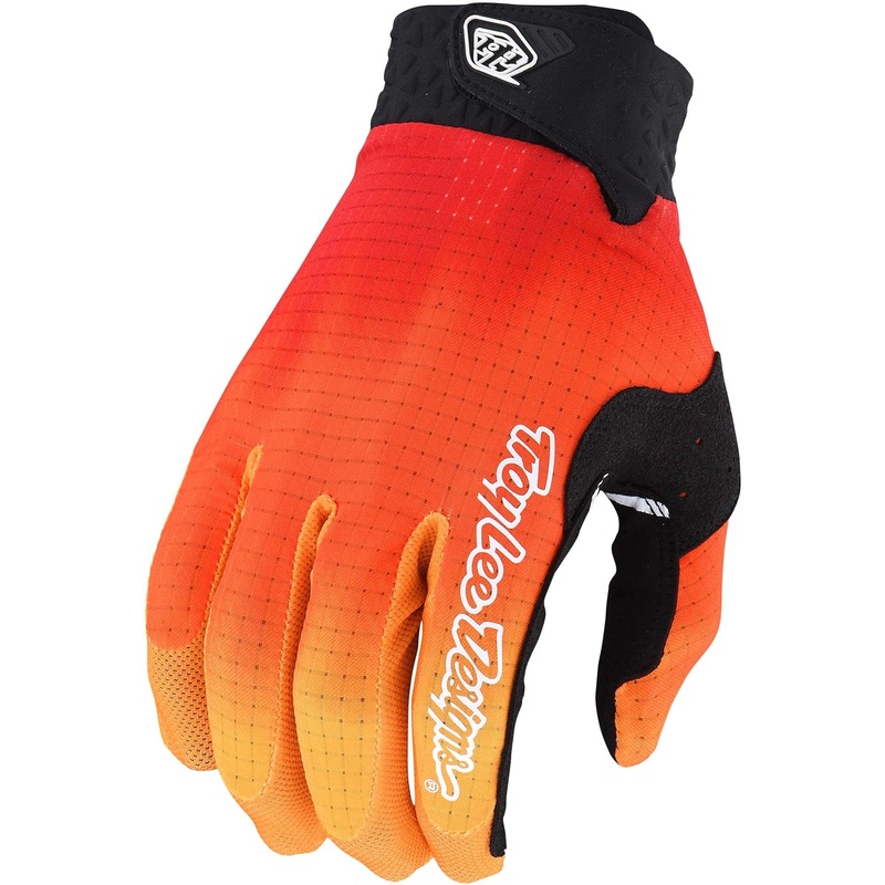 Troy Lee Designs Air Glove Jet Fuel Jet Fuel - Black/Red S
