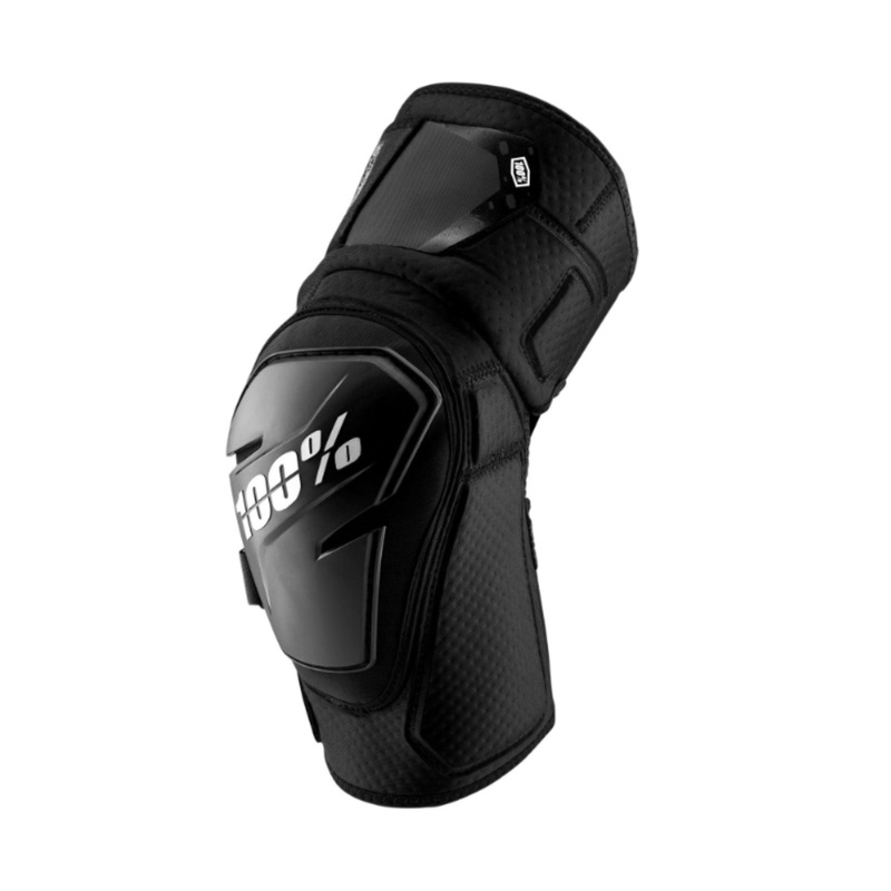 100% Fortis Knee Guards Black S/M