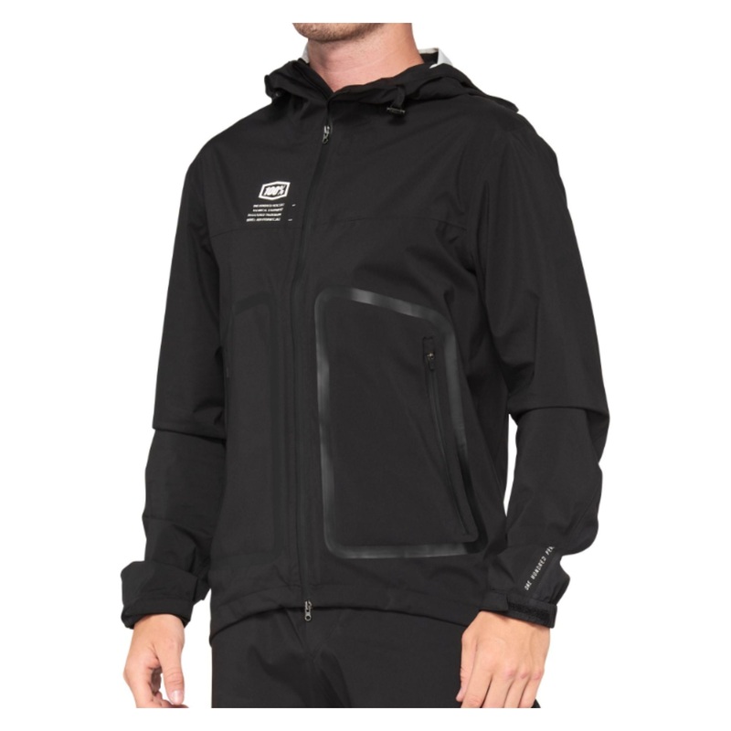 100% Hydromatic Waterproof Jacket Black S