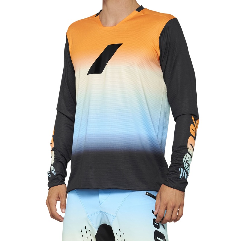 100% R-Core X Long Sleeve Limited Edition Jersey Forest Green S