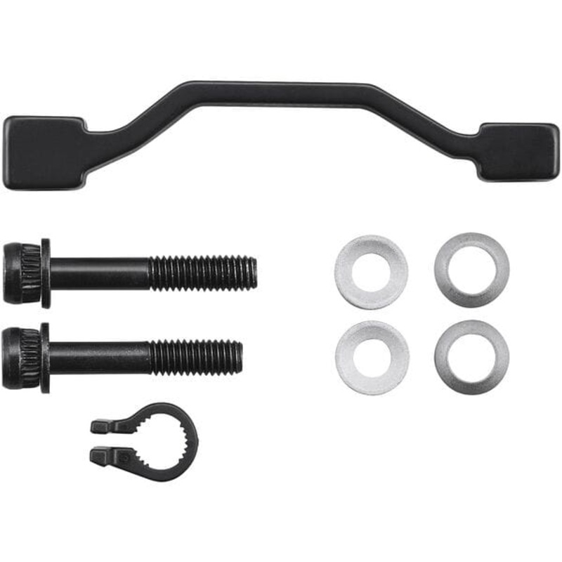 Shimano Shimano Post Mount 220mm Disc Brake Mount Adaptor Black 180mm - 220mm