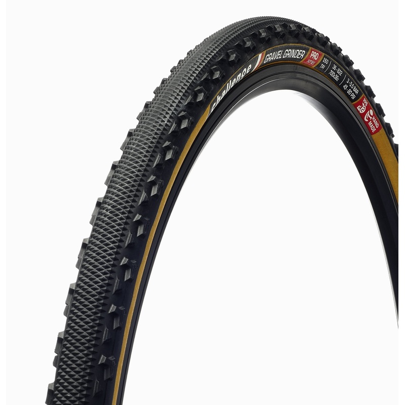 Challenge Gravel Grinder Pro Handmade Clincher Tyre Tan 700x36