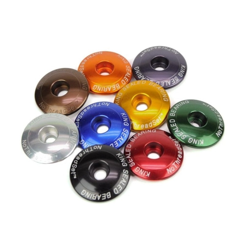 Chris King Headset Stem Cap Red 1-1/8 Inch