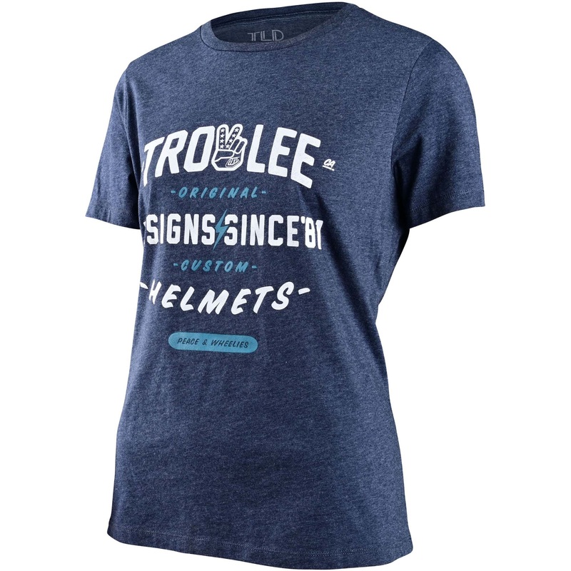 Troy Lee Designs Women's Roll Out Short Sleeve T-Shirt Deep Heather S
