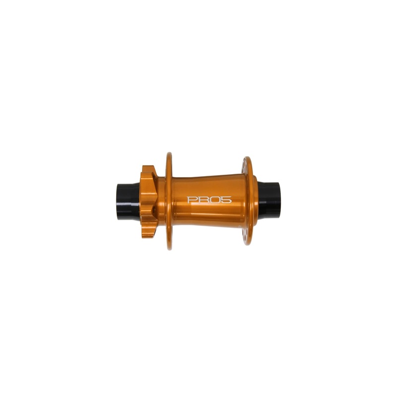 Hope Pro 5 Front Hub 6-Bolt - Orange Orange 32H 100 x 12mm