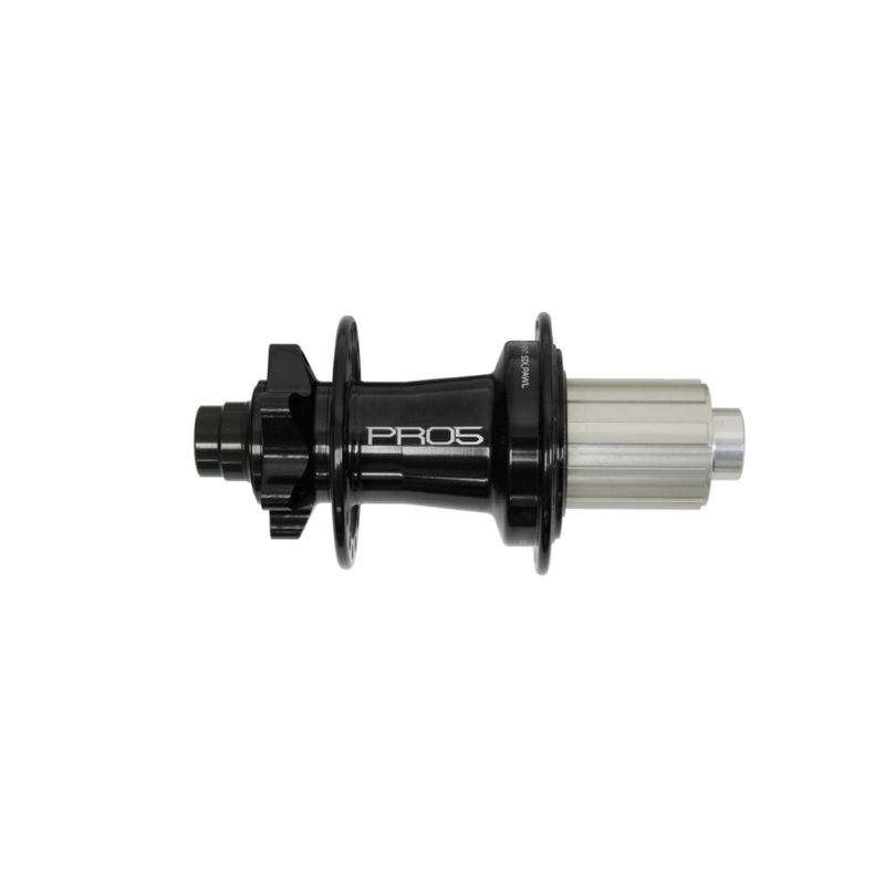 Hope Pro 5 Rear Hub 6-Bolt - Black Black 32H Superboost 157 x 12mm - Shimano Microspline