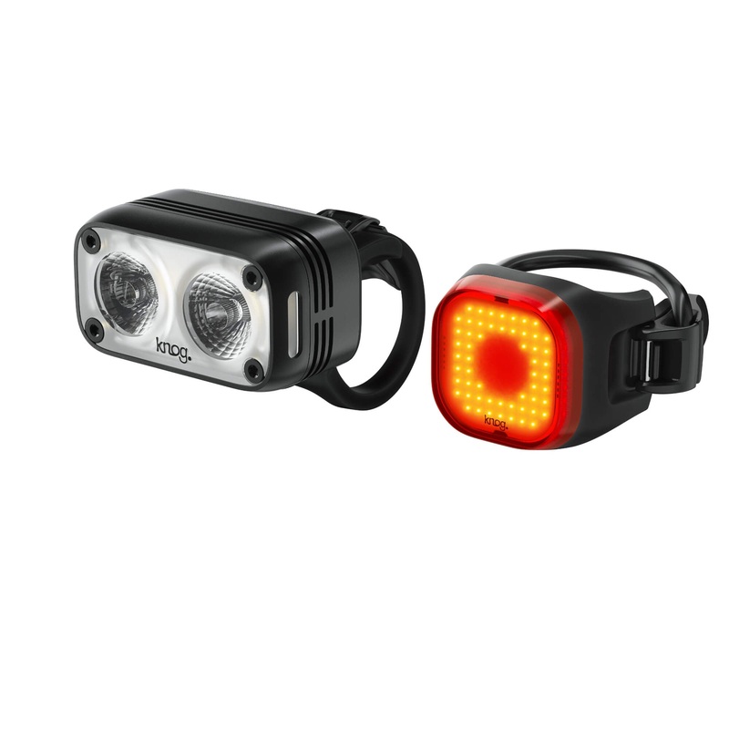 Knog Blinder Road 400 & Blinder Mini Light Set Black